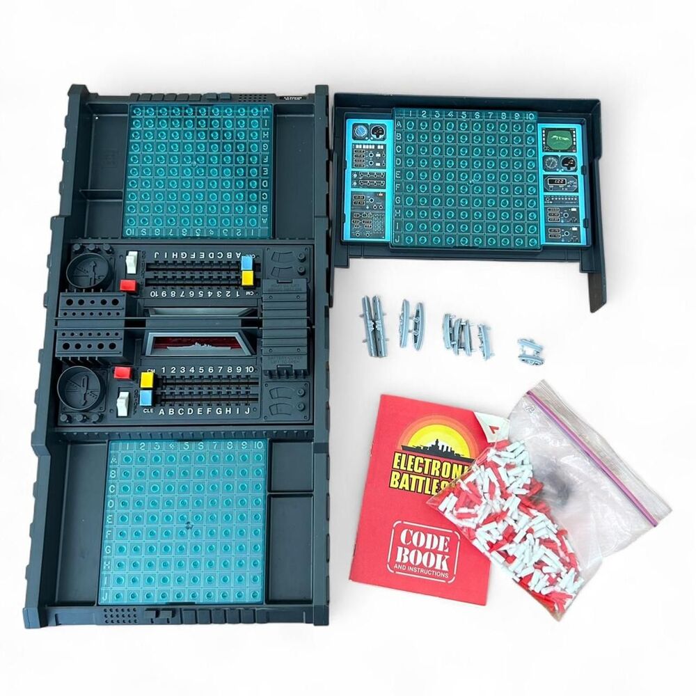 Vintage 1982 Electronic Battleship Game by Milton Bradley - Complete/Working!
